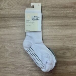 Balance Collection Mid-Crew Grip Socks - 2 Pack
